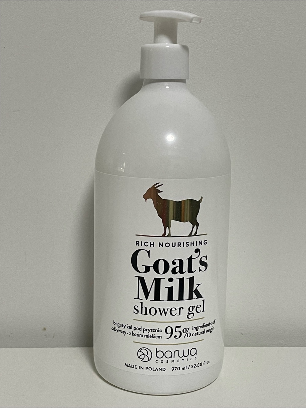 Goat's Milk Shower Gel — Barnwa Cosmetics (White)